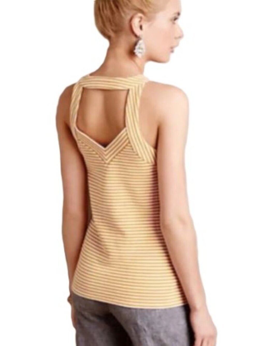 Anthropologie Deletta Isa striped top tank